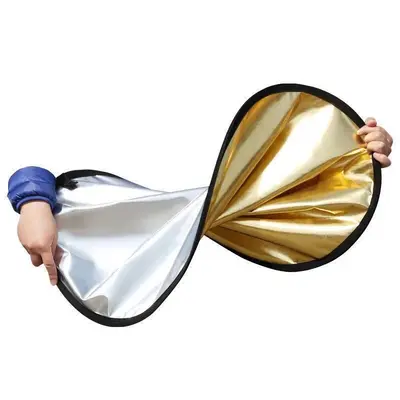 Photography reflector 30/60/80/110cm 5-in-1 foldable storage portable outdoor round shooting fill light panel