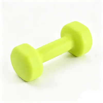 Cast iron coated dumbbells yoga children student set - 10