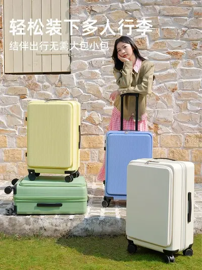 2025 Luggage 28 Inch, Front Opening, Expandable, Combination Lock - 3