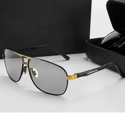 Polarized Men's Sunglasses, UV400 Protection, Day and Night Use for Driving and Fishing - 6