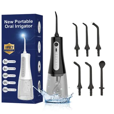 Portable Water Flosser Electric Oral Irrigator, Tartar Removal - 6