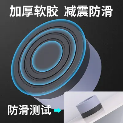 Washing machine foot pads, universal, non-slip, vibration dampener, rubber