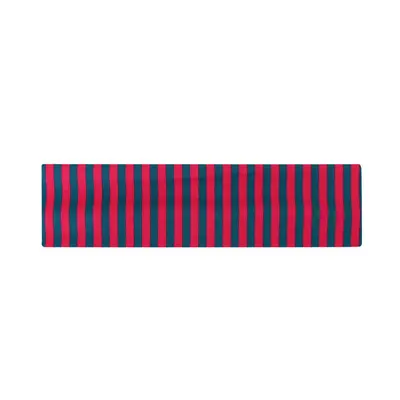 European and American New Style Personalized Striped Sports Headband Elastic Wide Edge Hair Band Plaid Hair Tie Women's Face Wash Headscarf