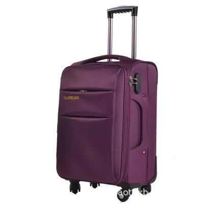 Waterproof Trolley Suitcase 22 inch, Oxford Fabric, Universal Wheels - 1