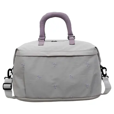Grenzüberschreitender hochwertiger Reisetasche mit Schleife, großes Fassungsvermögen, Reisetasche, Handgepäck, einzelne Schulter, gepolstert, Handtasche, Fitness-Sporttasche, Bordgepäcktasche - 11