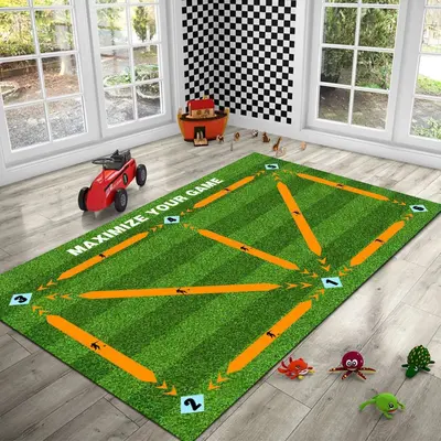 Diatomite Anti-Slip Football Training Mat, Soundproof - 12