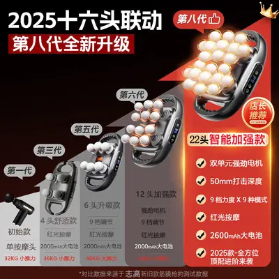 Zhigao 22-Head Massage Gun for Deep Tissue Full-Body Relaxation - 3