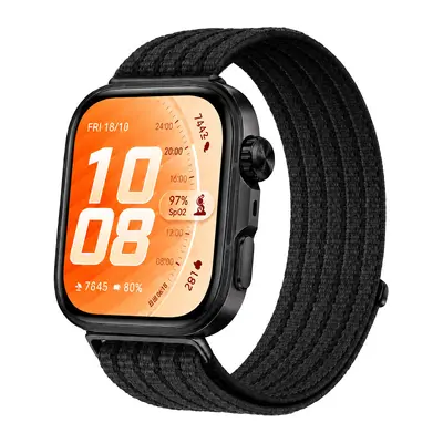 Breathable Nylon Sport Watch Strap for Huawei Fit 5 Pro, Five-Ring Design