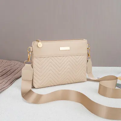 Gewellte bestickte Damen-Handtasche im Hidschab-Stil - 3