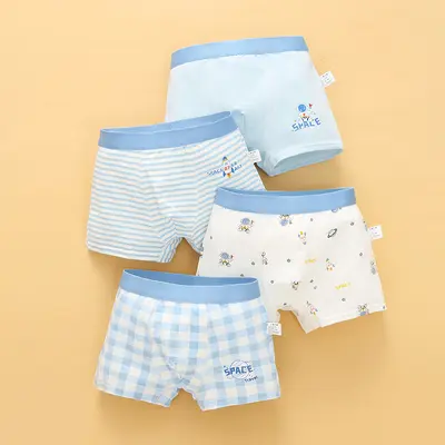 Erkek Çocuk Boxer Külot, Pamuklu, 7-10-15 Yaş - 11