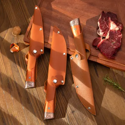 Butcher knife set, forged steel - 10