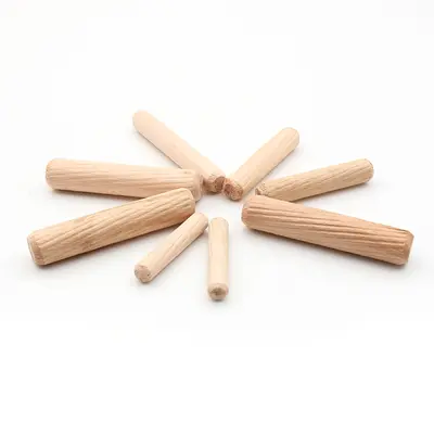 Round Wooden Dowels M6, M8, M10, M12 for Furniture Connectors
