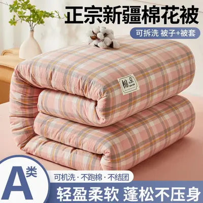 Class A Xinjiang Cotton Quilt, Winter Duvet, Cotton Comforter, Summer Cool Quilt, Student Dormitory Spring and Autumn Quilt, Quilt Core, Cotton Batting, Mattress Bedding
