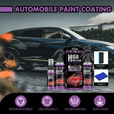 Rayhong 3-in-1 High-Protection Fast Car Paint Spray