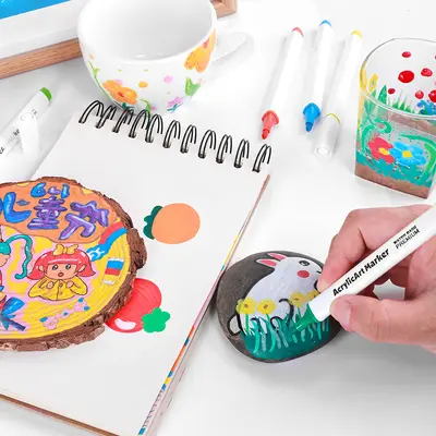 Acrylic marker pen set for children's drawing and painting - 5