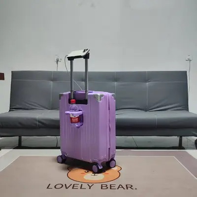 New multifunctional aviation cabin bag 20*40*55 suitcase for men and women free check-in durable rolling luggage