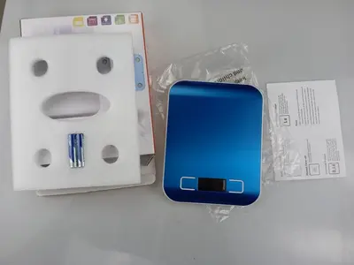 可充电不锈钢电子称批发数显电池厨房电子秤5kg家用食物克秤 - 8