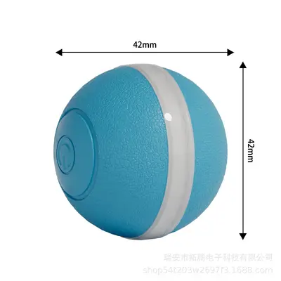 Dual-mode electric smart cat toy ball with teeth grinding