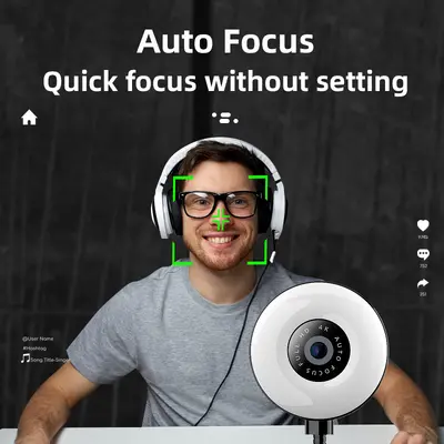 4K-Webcam mit Autofokus, treiberlos