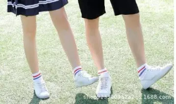 White Long Socks, Black Long Socks and White Short Socks - 9