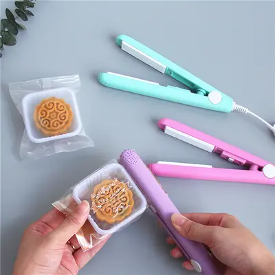 Mini ısı yapışkanlı mühür makinesi, gıda paketleri için
