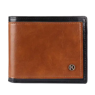 Retro Short Men's Wallet, Tri-Fold with Multiple Card Slots - 9