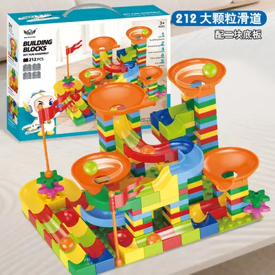 Large Marble Run Building Blocks, Educational Toy for Kids - 11