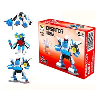 Shunlekang Building Blocks Transformable Engineering Vehicle Airplane Fire Truck Kids Toy - 11