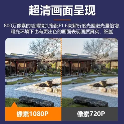 Solar-powered 4G camera, 360° panoramic, mobile app, waterproof - 2