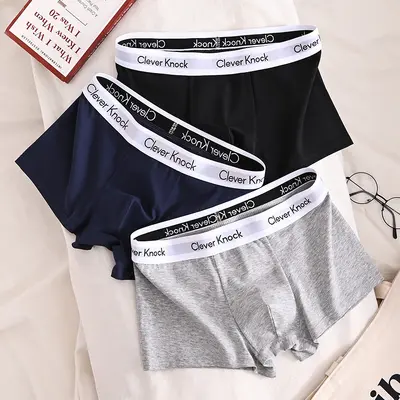 Herren-Boxershorts aus 100% Baumwolle, einzeln verpackt - 2