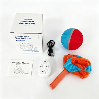 Remote Control Smart Dog Toy, Bouncing and Rolling Ball - 8