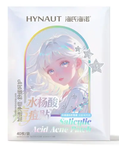 Salicylsäure-Pickelpflaster in Sternform, Hydrokolloid, schminkbar - 7