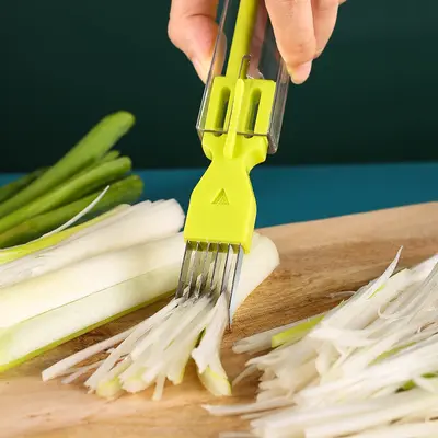 Onion slicer and celery scraper, multifunctional, stainless steel - 2