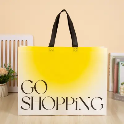 Laminated Non-Woven Gift Bag, Thickened Clothing Store Bag - 8