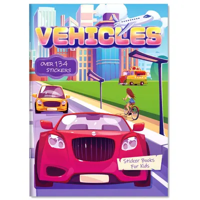 Children's 5-Book Sticker Book Set for Early Learning and Focus - 11