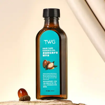 TWG Moroccan Hair Oil Hydrating Moisturizing Improves Dryness and Frizz Smooth Hair Care Oil for Perm Hair - 7