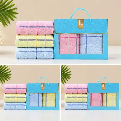 Cotton towel gift box set, 100% cotton, weddings and special occasions - 10