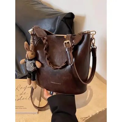 Damen-Beuteltasche im Retro-Design, Modell 2026, Umhängetasche - 3