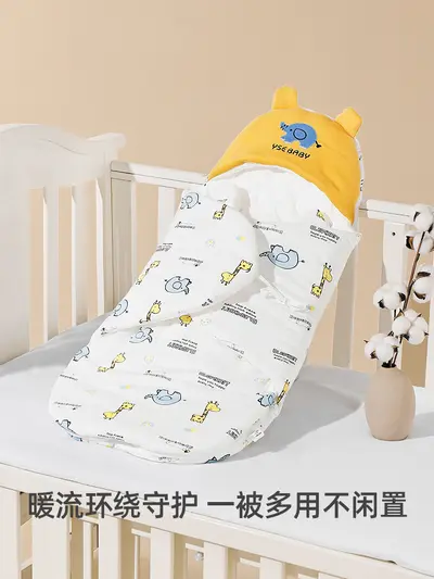 Babyschlafsack, verdickt, Herbst/Winter, reine Baumwolle
