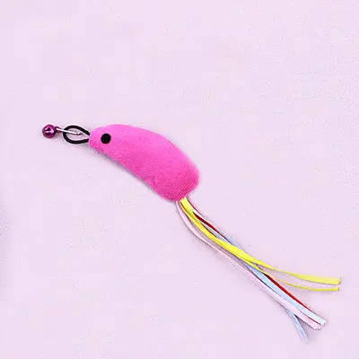 Cat Teaser Wand Replacement Heads with Butterfly, Caterpillar and Mouse - 13