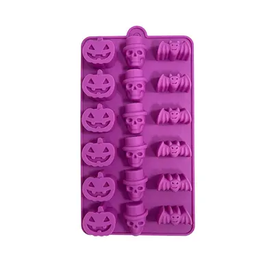 18-teiliges Halloween-Kürbis- und Totenkopf-Backformen-Set