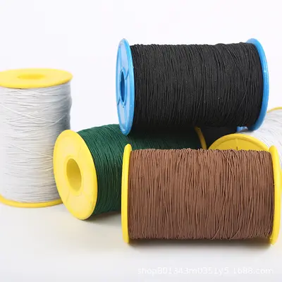Ultra ince elastik şerit 0,5 mm, renkli, dikiş makinesi alt iplik - 4