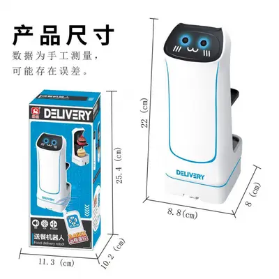 AI Food Delivery Robot Toy for Children, Remote Control
