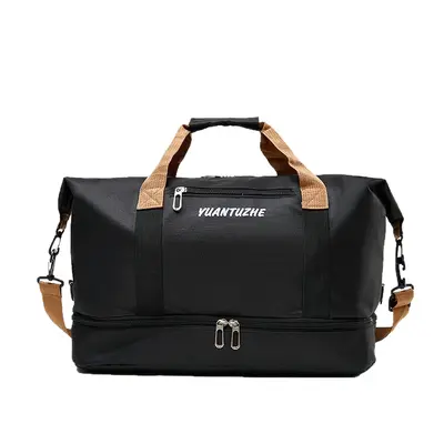 Large Capacity Waterproof Oxford Travel Handbag, Lightweight for Men and Women