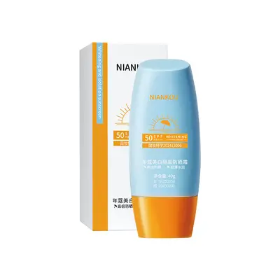 Aufhellende isolierte Sonnencreme, UV-Schutz, nicht bleichend, erfrischende Gesichtssonnencreme, wasserfest, schweißresistent, feuchtigkeitsspendend für militärisches Training für Männer und Frauen - 7