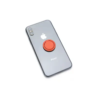 Macaron desktop ring buckle car magnetic paint metal mobile phone ring back label holder wholesale custom printed logo