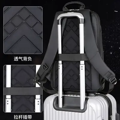 Tägliche Arbeit Herren Doppel-Rucksack für grenzüberschreitenden Export, modische Herren-Computer-Rucksack, multifunktionaler Herren-Rucksack - 4
