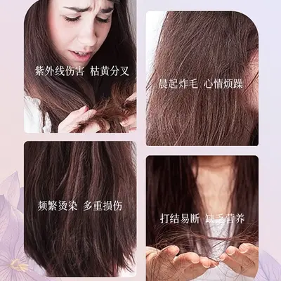 Yapin Saç Yağı Spreyi Mavi Çiçek Anti-Frizz Uzun Koku