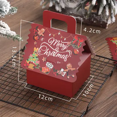 2025 Weihnachts-Verpackungsbox für Nougat, Schokolade und Kekse