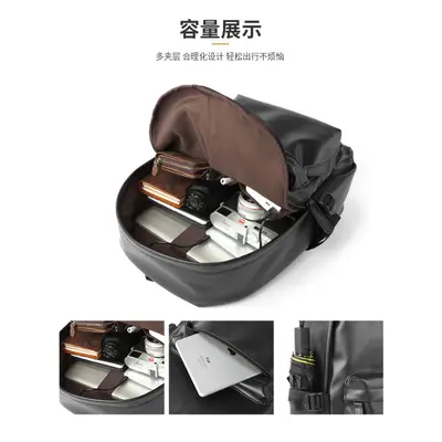 Men's Backpack, Large Capacity with Laptop Compartment, for College and Business - 4